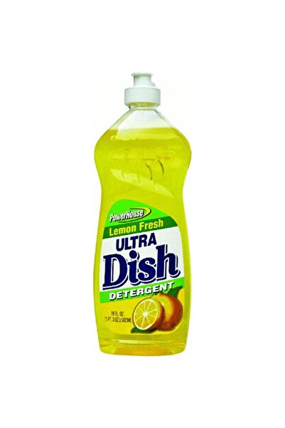ULTRA POWER HOUSE Lemon Dish Cleaner, 25 Ounce - Yellow