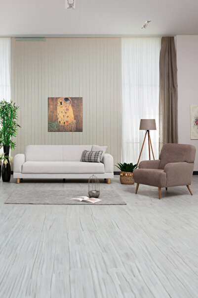 Modalife Life bohem Açılabilir Koltuk Takımı –3+1 Salon Koltuk Takımı 1 Koltu...