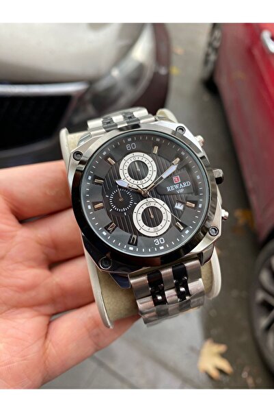 Reward SİYAH BEYAZ KORDONLU EREK SPOR KOLSAATİ