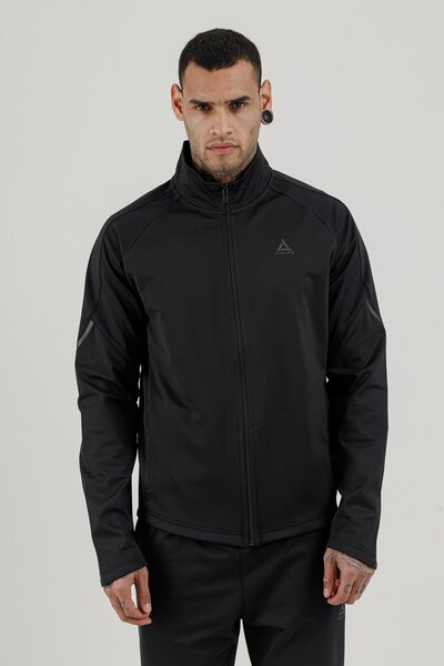Airlife Power 22 CR Line Tam Boy Fermuarlı Erkek Dik Yaka Sweatshirt Siyah