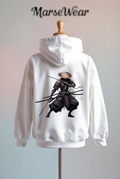 Vordevia مطبوع سترة قطنية مكونة من 3 خيوط O قصة فضفاضة K بغطاء رأس