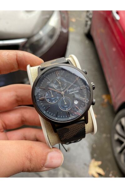 Ferrucci KAMUFLAJ MODEL HASIR ERKEK KOL SAATİ