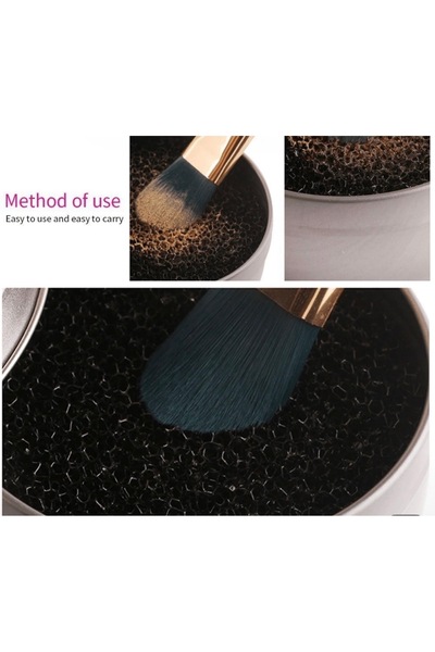Generic Renk Temizleyici Makyaj Fırçası Temizleme Süngeri (Makeup Brush Clean...