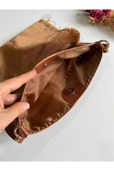 zg hobi aksesuar Bag Kit with Faux Leather Lining for Knitting Bags