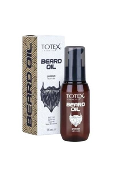 TOTEX زيت اللحية بزيت الجوجوبا والأرغان واللوز الحلو من مستحضرات التجميل - 75 مل