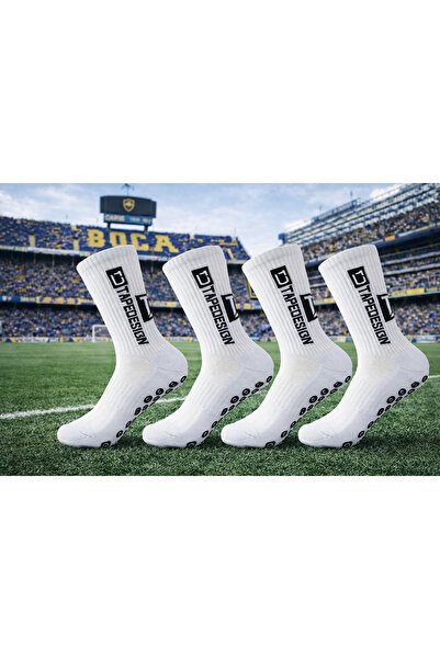 MUBX Non-Slip Silicone Based Football Socks Towel Sole Stitch-Free Pro Socks Athlete Leggings 3 Pieces