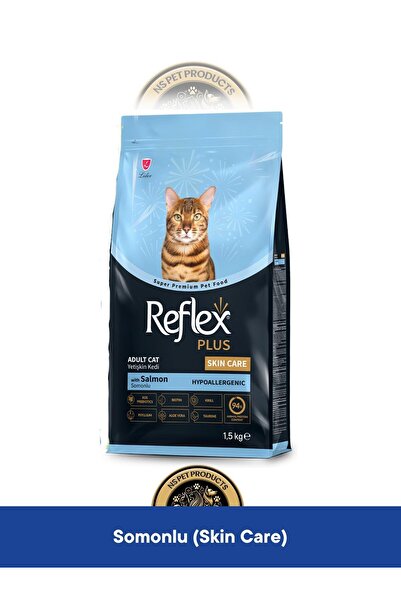 Reflex Plus Hypoallergenic Skin Care - Cilt Bakımı Somonlu Yetişkin Kedi Mama...
