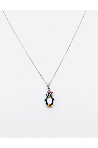 cammurano Murano Cam Yılbaşı Figürlü Kadın Kolye