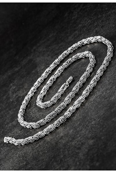 tuba tesbih gümüş Kral zincir 316L paslanmaz Çelik Zincir Erkek Kolye