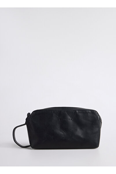 Fabrika FRKÇT 002 DERİ ELÇANTASI SİYAH CRAY Siyah Erkek Deri El Çantası