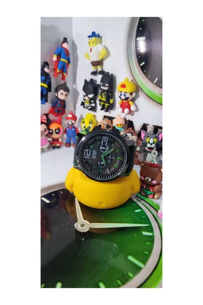 Time&Tech Compact Design Men's Watch with Silicone Strap and Color Detail