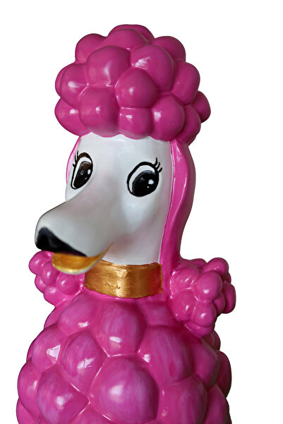 taru pasaj Barbie Fino Köpek Biblo 60 cm – El Boyaması Polyeter Dekoratif Obj...
