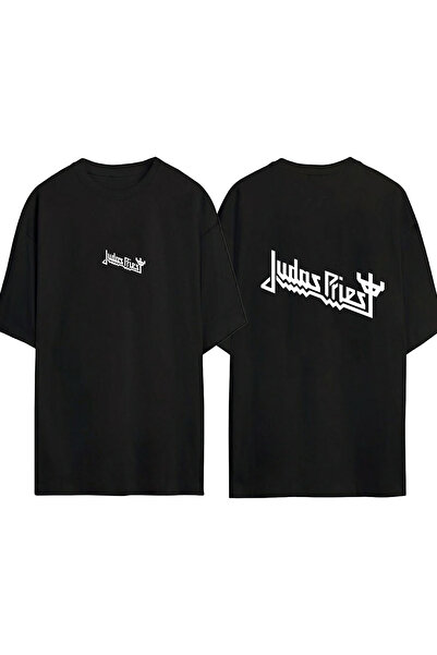 urbvn تي شيرت يهوذا 1 تصميم مطبوع أسود قصة فضفاضة
