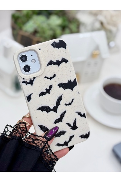 Go Aksesuar حافظة سيليكون مرنة متوافقة مع هاتف Iphone 11 بتصميم مطبوع