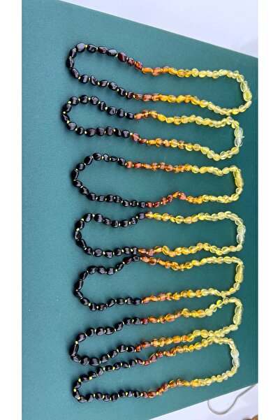 urfatakıtasarım Urfa Takı Tasarım Kehribar Çocuk Kolyesi Sertifikalı Renk Süz...