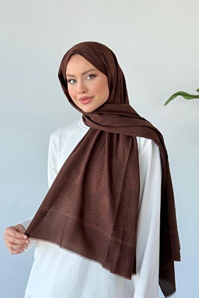 Şulemoda Giyim Stella Organic Cotton Shawl Brown