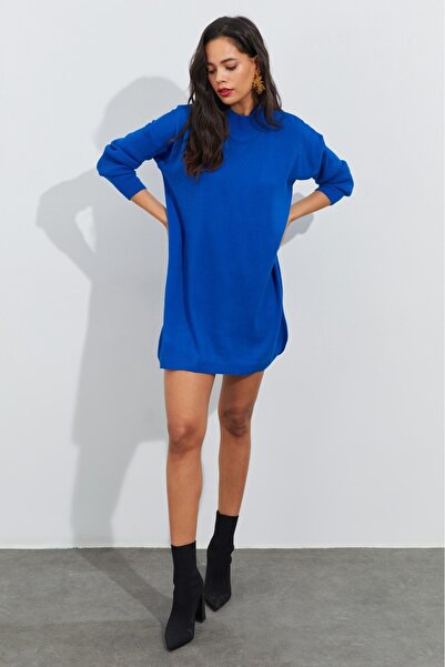 Be Best Women's Cobalt Knitwear Tunic Be272