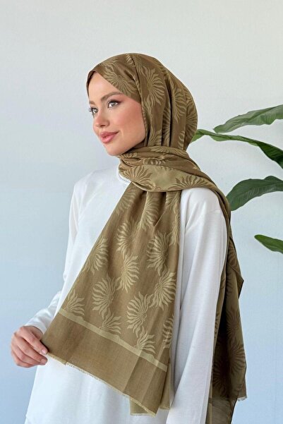 Şulemoda Giyim Şal Stella din bumbac organic verde ulei