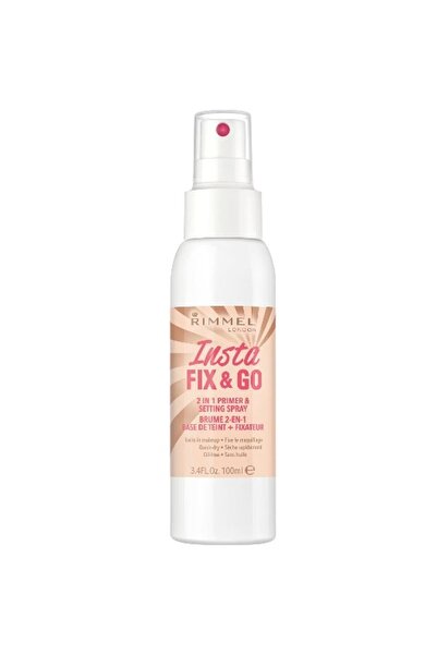 RIMMEL LONDON Set 2 x Baza de Machiaj si Spray pentru Fixare Insta Fix & Go, 100 ml