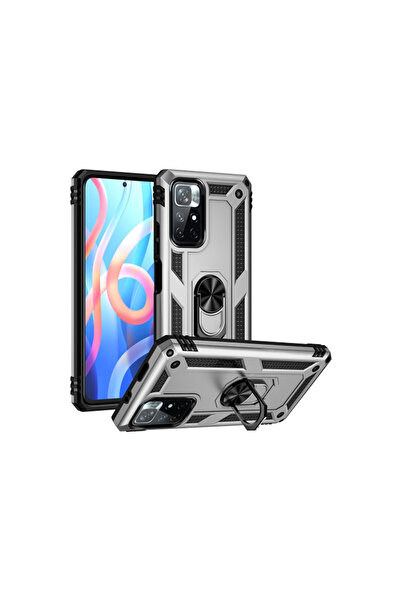 NewFace Xiaomi redmi note 11t case sofia ring silicone cover - silver