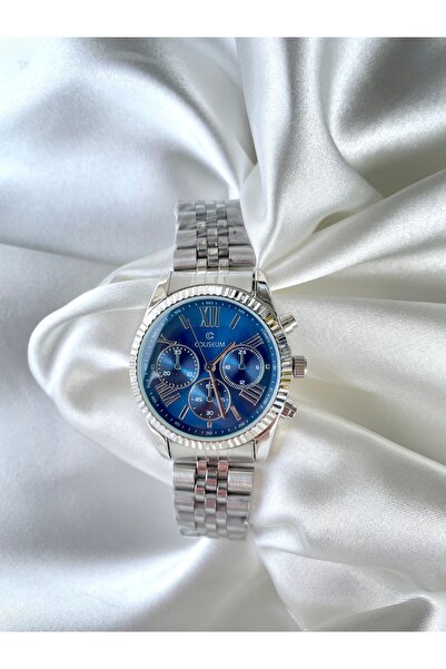 Modesa bijuteri Coliseum Unisex Kol Saati – Lacivert Kadranlı, Çelik Kordon, ...