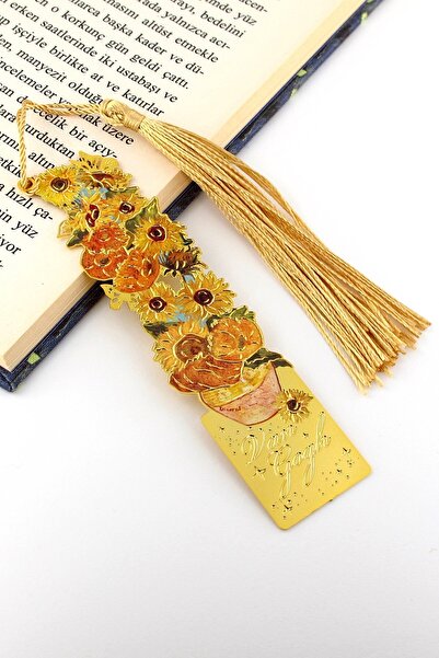 Solfera Vincent Van Gogh Moonflowers Painting Artistic Metal Bookmark Book Mark Ay072