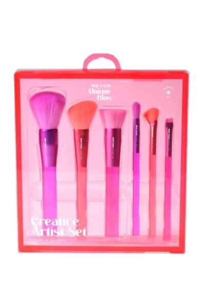Beter Set of 2 x 6 Makeup Brushes, Unique Glou