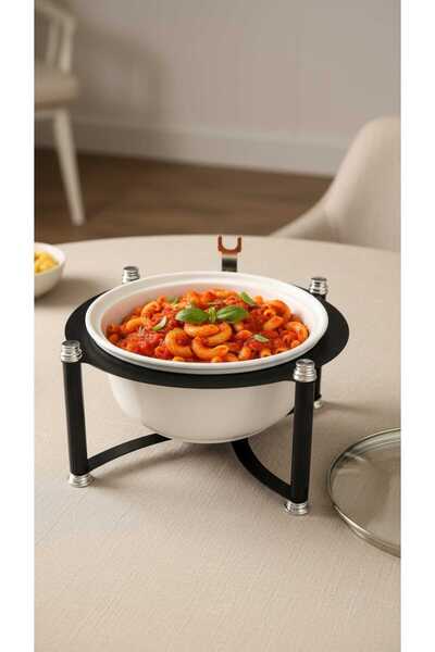 Generic Buffet warmer, round serving dish, 10 cm deep