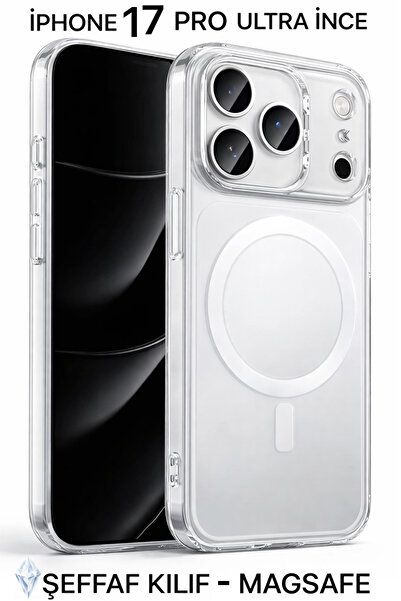 Tech&bello accessories غطاء شفاف متوافق مع هاتف آيفون 17 برو، غطاء حماية رفيع...