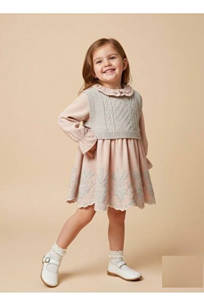 Miss Lorin Kids فستان تريكو للأطفال