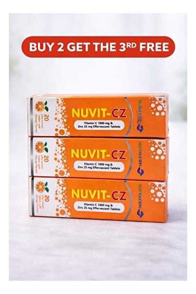 NUTRACON Nuvit-cz Vitamin C Orange Flavour 1000 MG
