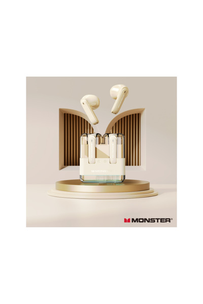MONSTER Airmars XKT12 True Wireless Gaming Earbuds - Beige