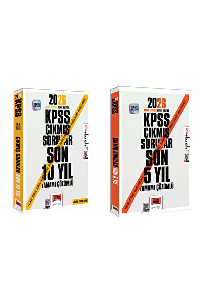 Yargı Yayınları Yargı 2026 KPSS GK-GY Tüm Dersler Tamamı Çözümlü Son 5 + 10 Y...