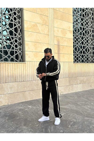 PEERLESS STORE Hasır Şerit Detaylı Eşofman Takımı