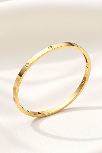 staınless steel Gold Renk Paslanmaz Çelik Kadın Bileklik