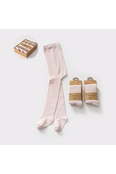 LOVE MAXX جوارب لولوتي للأطفال البنات والأولاد بلون عادي عضوي