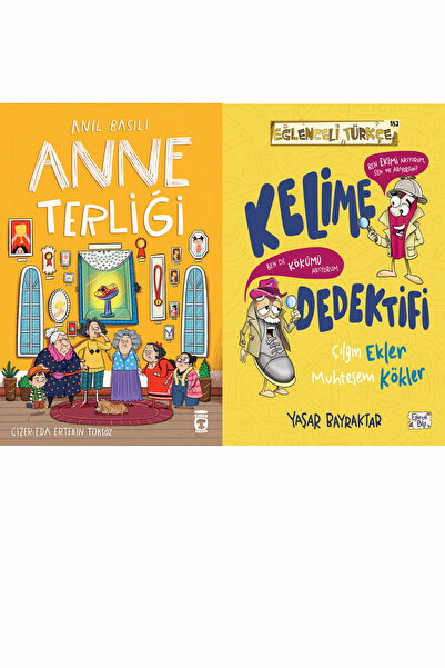 Timaş Çocuk Anne Terliği (Anıl Basılı) ve Kelime Dedektifi Çılgın Ekler Muhte...