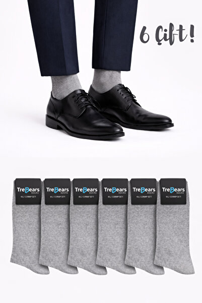 TreBears Unisex Classic Socks Set 6 Pairs |   Suit & Casual Wear
