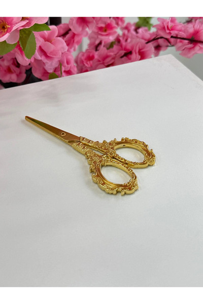 Ky home Nakışlı Söz Makası – Gold Renk