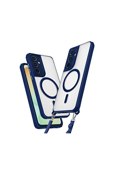 NewFace Samsung Galaxy S23 Fe Case Enka Magsafe Silicone Case - Navy Blue