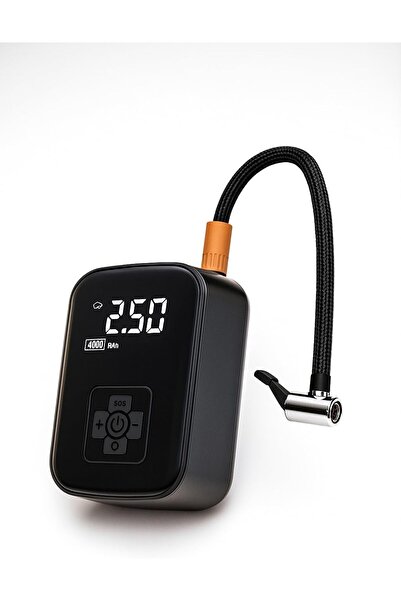Busstier 150 PSI Kablosuz Dijital Hava Pompası 4000mAh LCD Otomatik Durma LED...