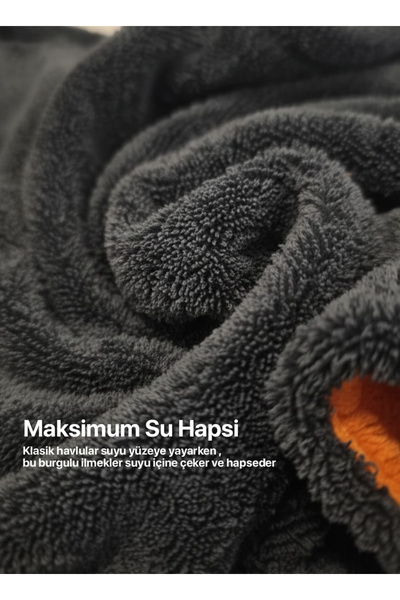CULİVEN Mikrofiber Oto Kurulama Havlusu 50 x 70 cm Araç Kurulama Yıkama Durulama Süper Emici Leke Bırakmaz