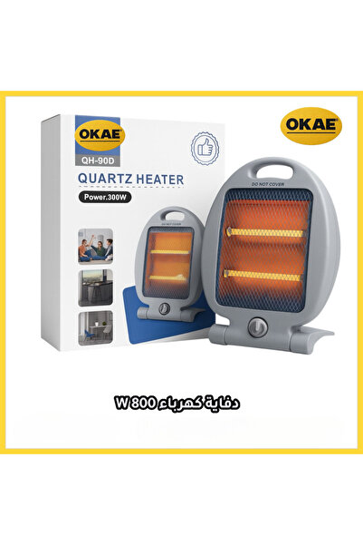 OKAE مدفأة مكتبية كهربائية مزودة بنظام حماية من الانقلاب