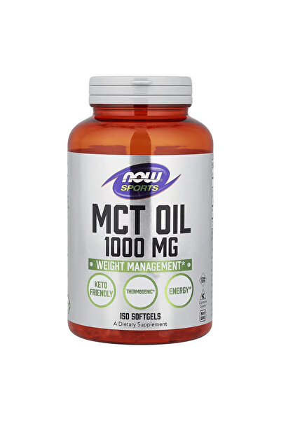 Now Foods Sports MCT Oil Keto Weight Management chain triglycerides 150 Softgels