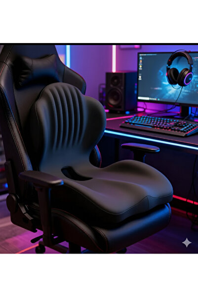 Viscomina Ortopedik yastık, koltuk minderi,%100 visco minder, oyuncu koltuğu oturma minderi ( KOLTUK DEĞİLDİR)