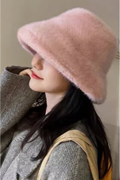 aseh shop قبعة دلو من ريش البجع