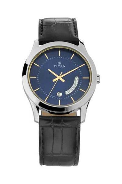 Titan Analog Watch with Blue Dial for Men