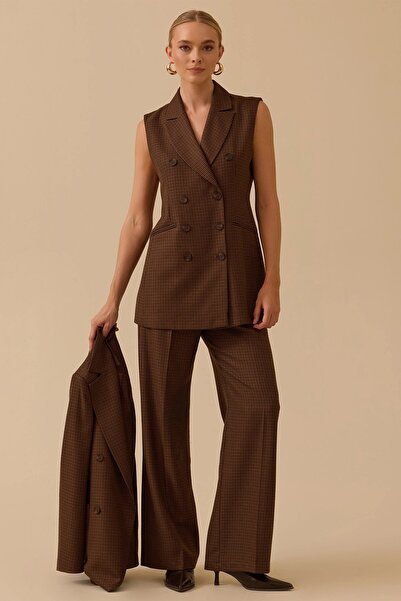 Rain and River سترة منقوشة بأزرار