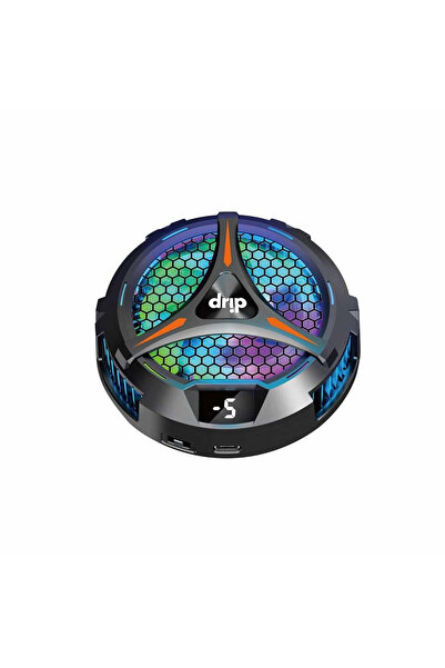 Drip Drip - Portable Magnetic Phone Cooler with LED Display and Removable Grip – Black