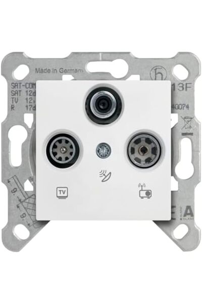 Arscell /M Beyaz Uydu Sat Sonlu Mekanizma+Düğm/Kapak 1152208